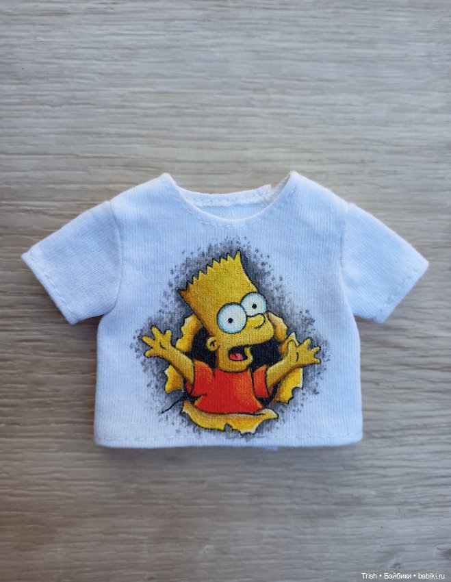 Роспись футболок — Одежда и обувь для кукол своими руками: фото (фото 4)