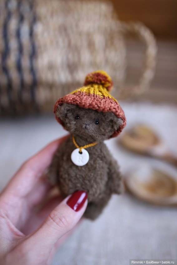 Ладошечный Мишка подглядывает за осенью 🍂🥮🥰🥰🥰 (фото 3)