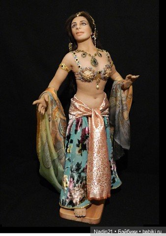 Текстильная кукла Мата Хари