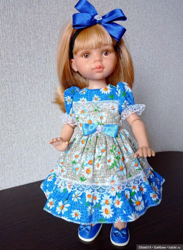 Ещё одно нарядное платье с ромашками для любимых паолочек