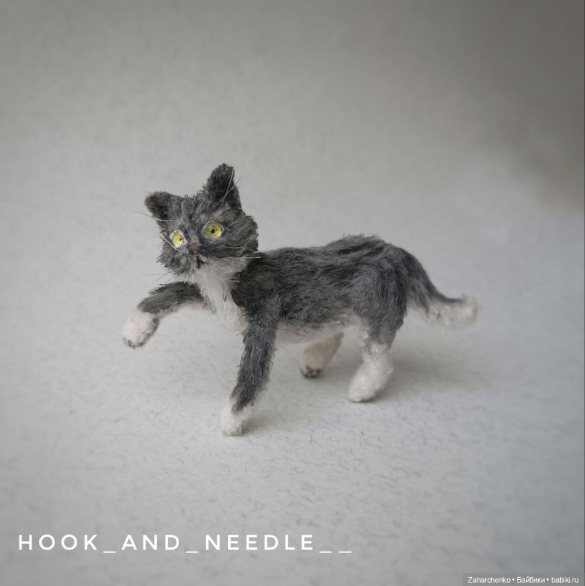 Котики для настроения — Вязаные игрушки и амигуруми: крючком (фото 3)