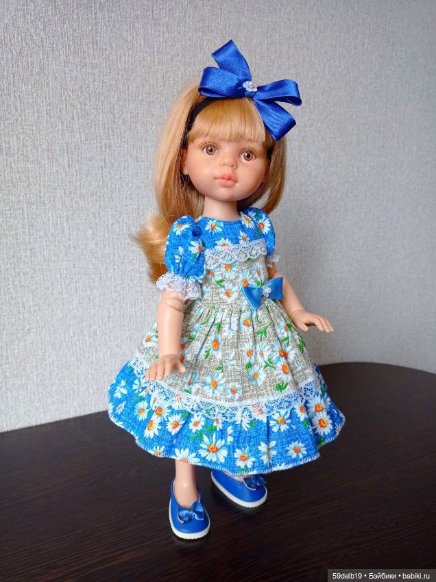 Ещё одно нарядное платье с ромашками для любимых паолочек