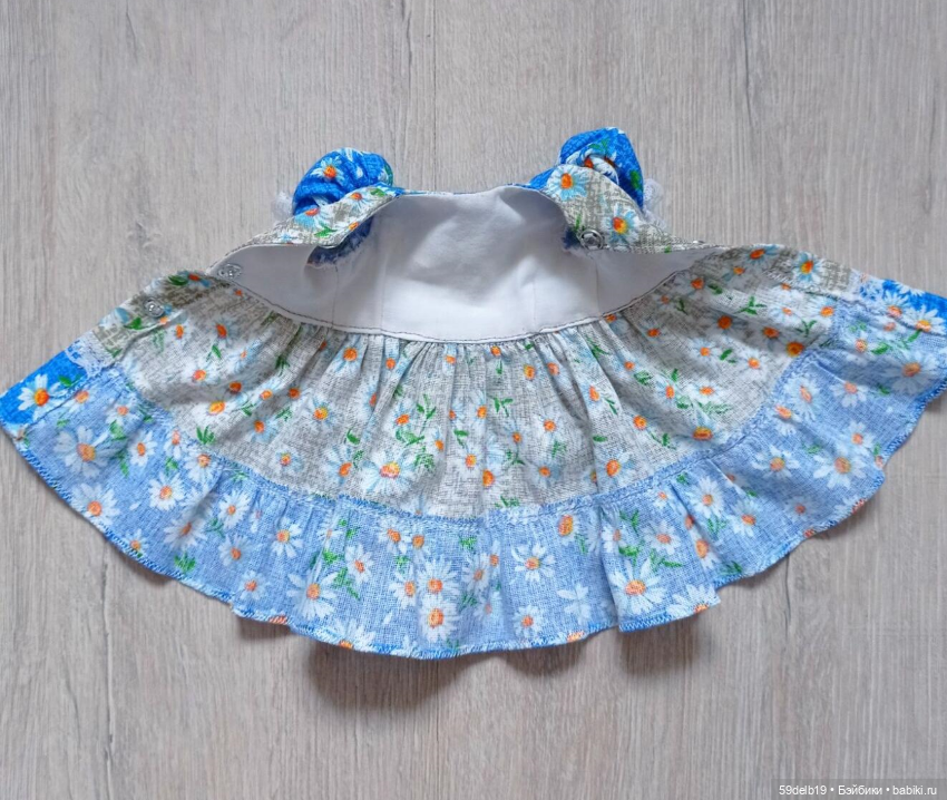 Ещё одно нарядное платье с ромашками для любимых паолочек