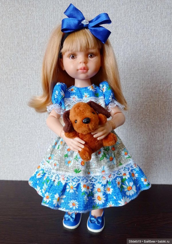 Ещё одно нарядное платье с ромашками для любимых паолочек