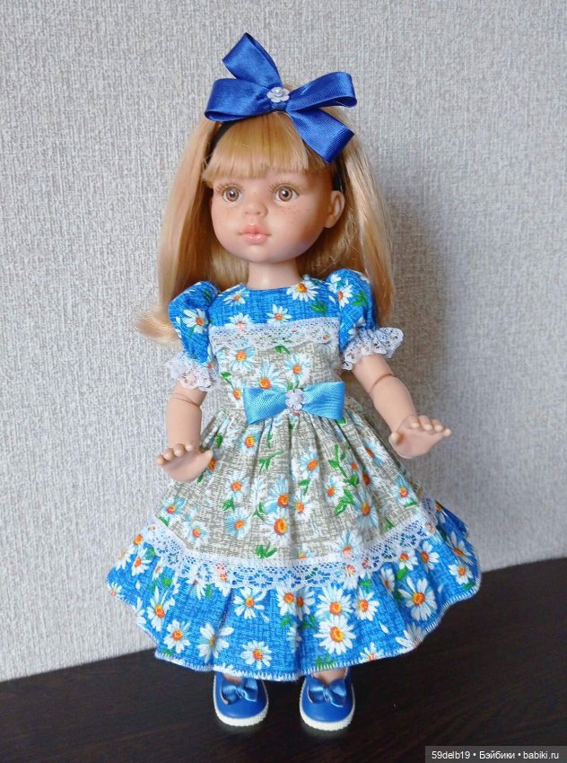Ещё одно нарядное платье с ромашками для любимых паолочек