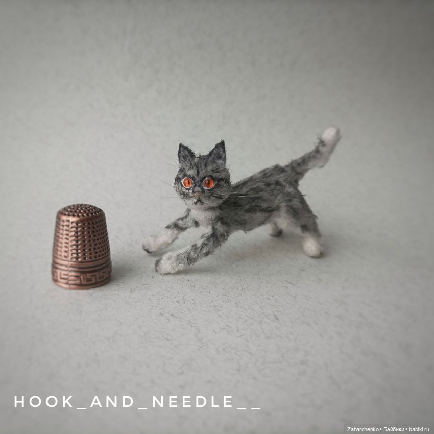 Котики для настроения — Вязаные игрушки и амигуруми: крючком (фото 5)