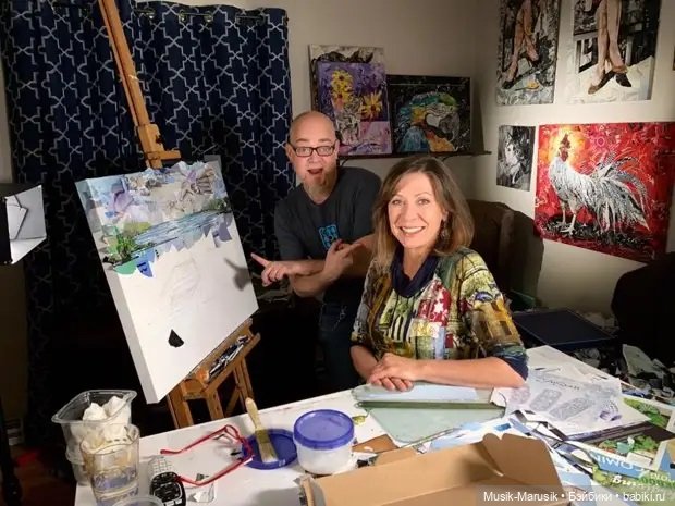 Дебора Шапиро создает коллажи из рваных кусочков бумаги и глянцевых журналов