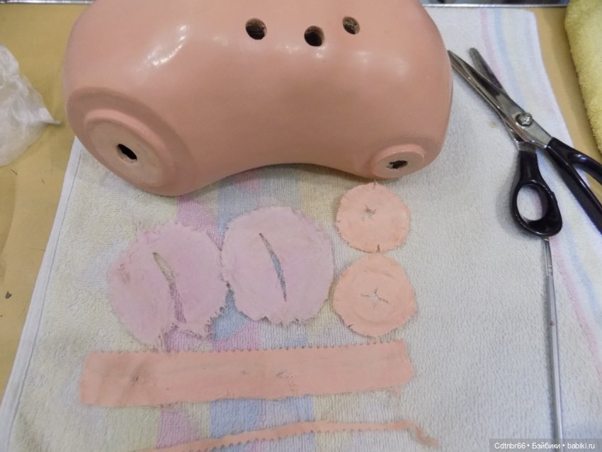 Как оживают куклы? Реставрация Красной шапочки. Опилочной куклы. Часть 1