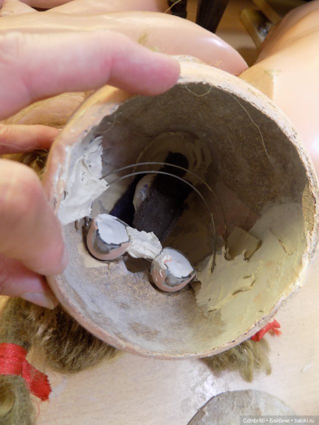 Как оживают куклы? Реставрация Красной шапочки. Опилочной куклы. Часть 1 (фото 7)