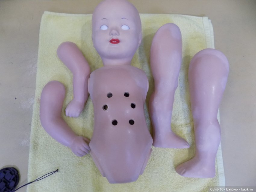 Как оживают куклы? Реставрация Красной шапочки. Опилочной куклы. Часть 1