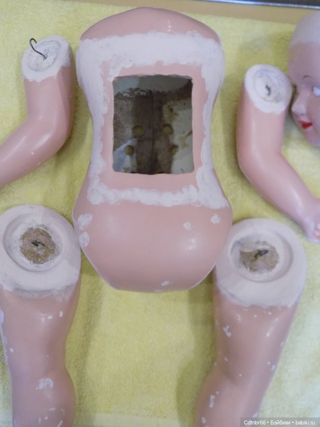 Как оживают куклы? Реставрация Красной шапочки. Опилочной куклы. Часть 1