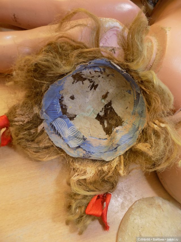 Как оживают куклы? Реставрация Красной шапочки. Опилочной куклы. Часть 1 (фото 5)