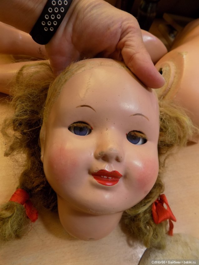 Как оживают куклы? Реставрация Красной шапочки. Опилочной куклы. Часть 1 (фото 6)