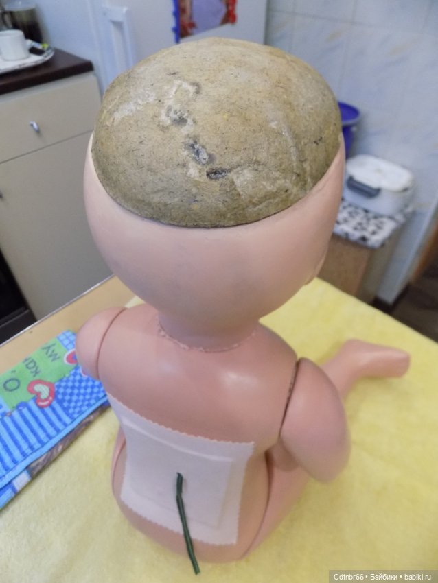 Как оживают куклы? Реставрация Красной шапочки. Опилочной куклы. Часть 1