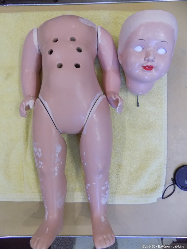 Как оживают куклы? Реставрация Красной шапочки. Опилочной куклы. Часть 1