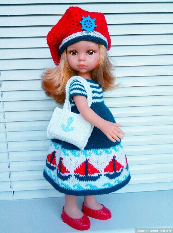Кукольный гардероб: одежда с морской тематикой