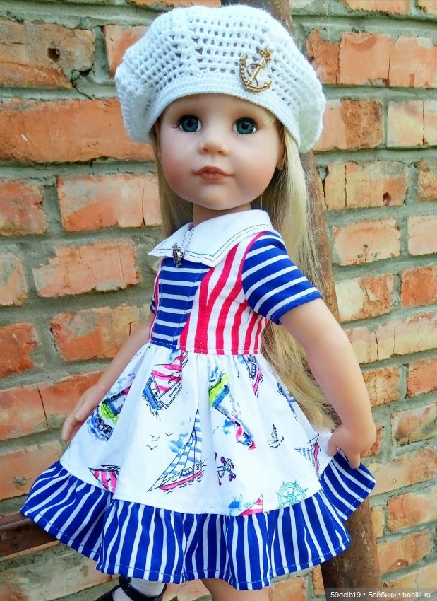 Кукольный гардероб: одежда с морской тематикой (фото 4)