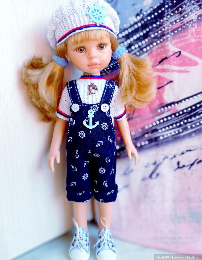 Кукольный гардероб: одежда с морской тематикой