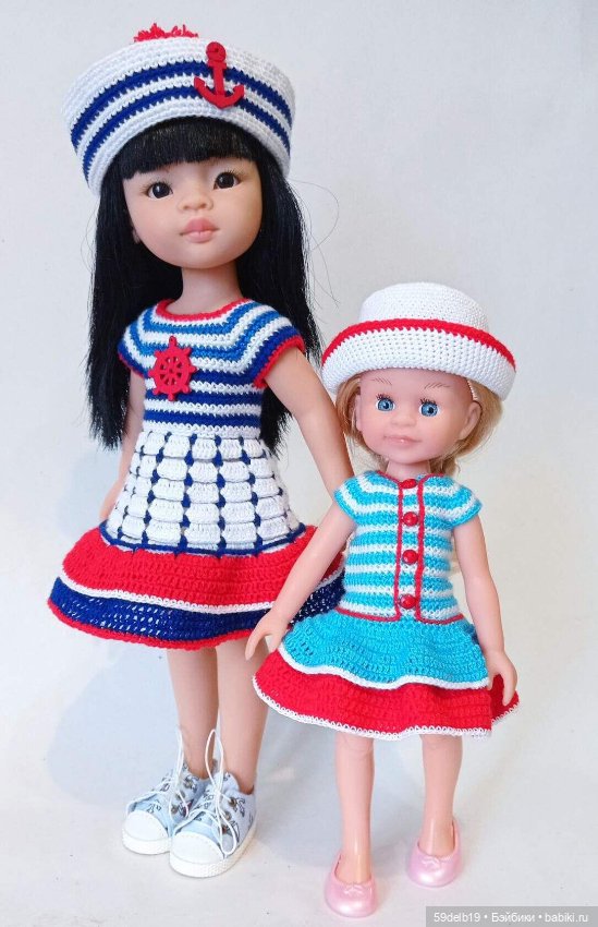 Кукольный гардероб: одежда с морской тематикой
