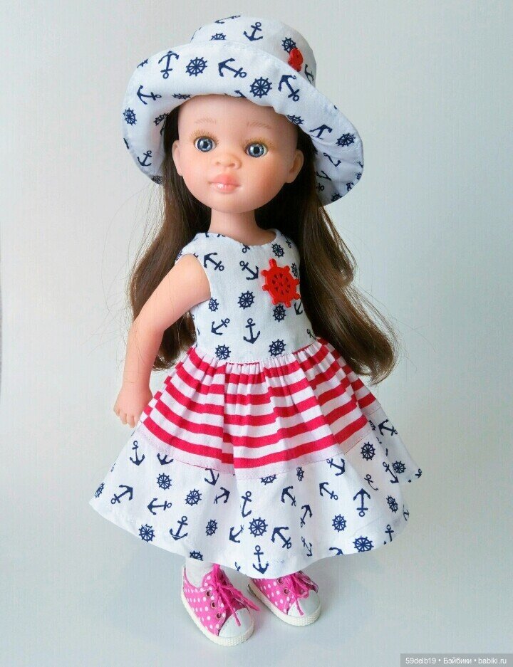 Кукольный гардероб: одежда с морской тематикой (фото 8)