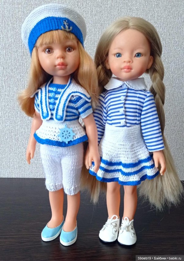 Кукольный гардероб: одежда с морской тематикой