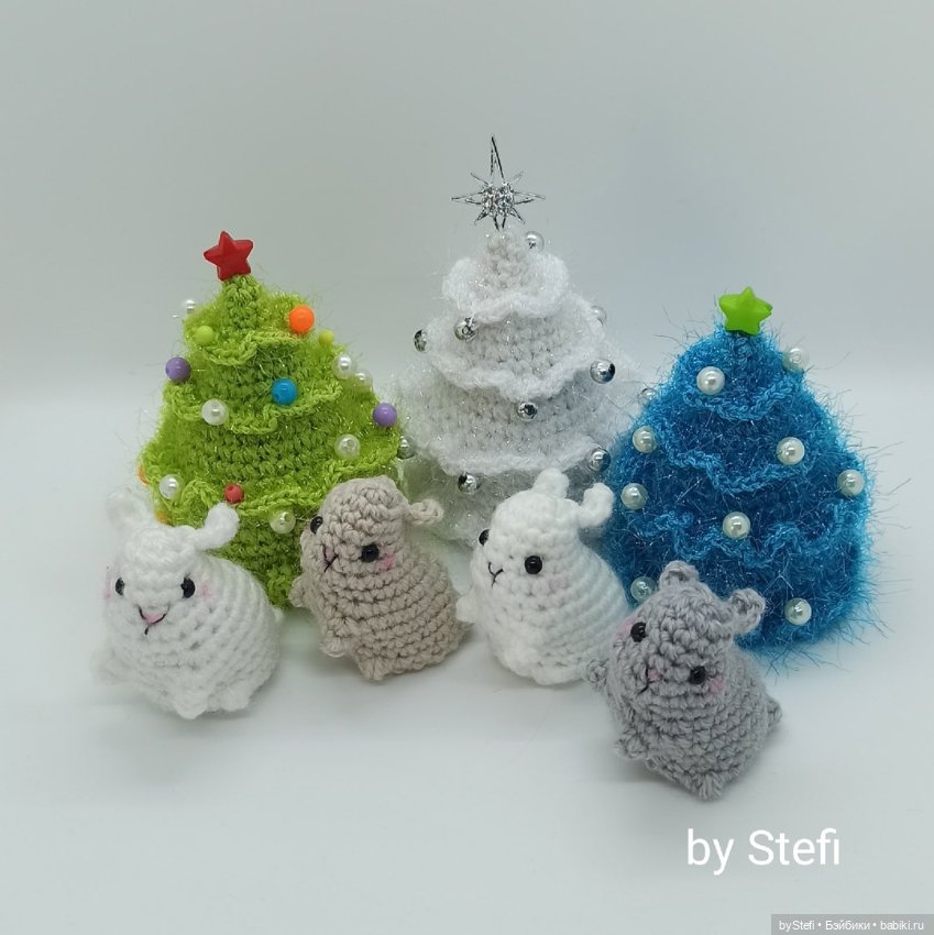 Кролики бывают разные — Вязаные игрушки и амигуруми: крючком (фото 4)