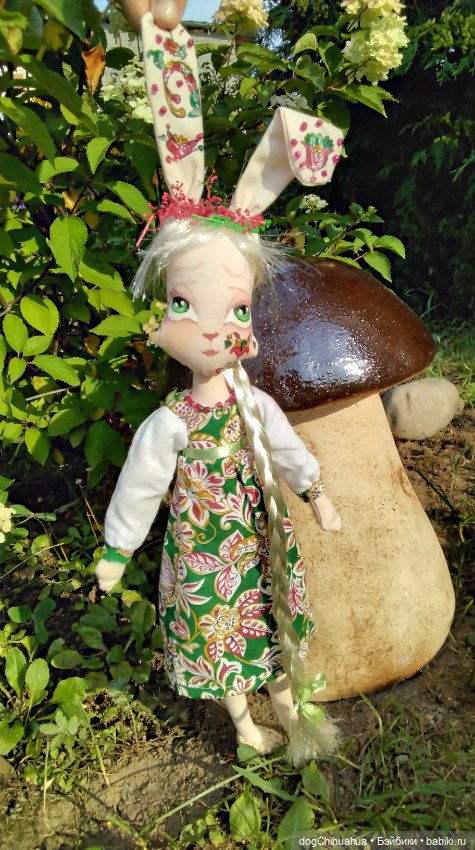 Девочки-зайки "Русская роспись"