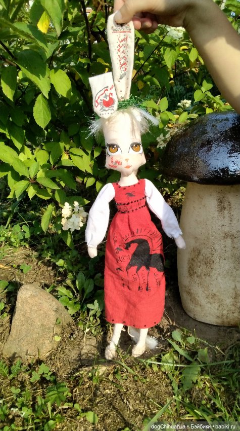 Девочки-зайки "Русская роспись"