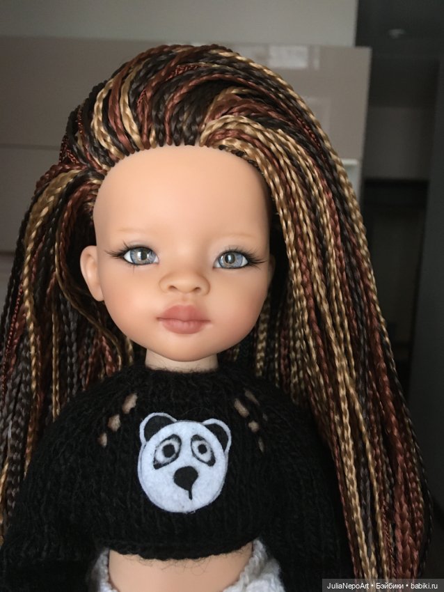 Rihanna — ООАК Paola Reina (Паола Рейна) и испанских кукол: перерисовка