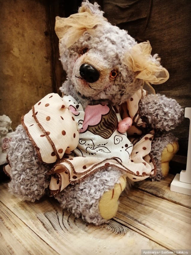 Аdele (Адель) — Авторские мишки Тедди и друзья: фото (фото 4)