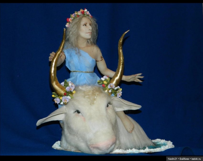 Текстильная кукла Похищение Европы (фото 3)