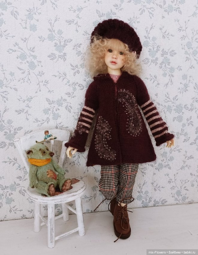 Вяжу куколкам.. осенние наряды для Розы (фото 7)