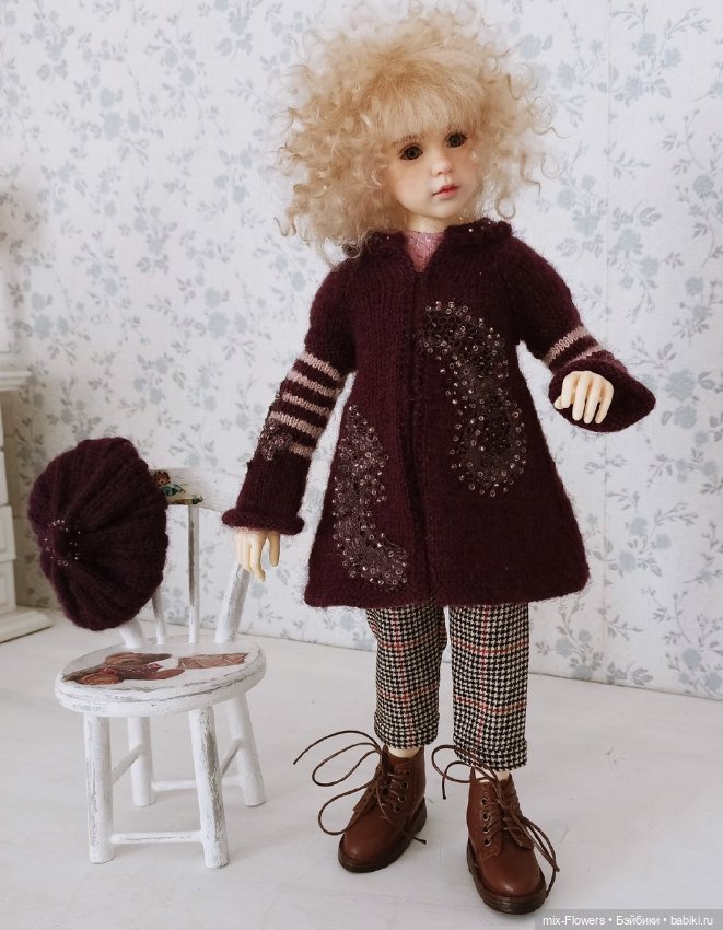 Вяжу куколкам.. осенние наряды для Розы (фото 2)