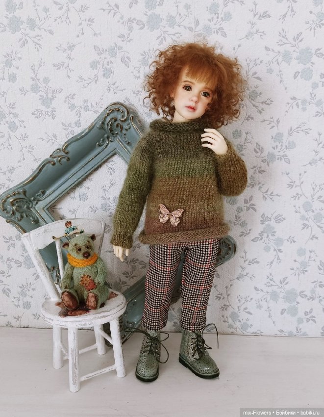 Вяжу куколкам.. осенние наряды для Розы (фото 10)