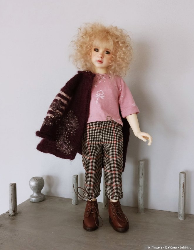 Вяжу куколкам.. осенние наряды для Розы