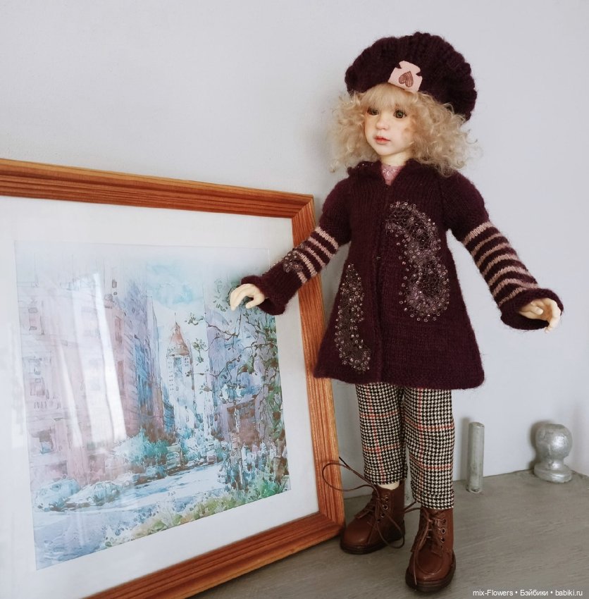 Вяжу куколкам.. осенние наряды для Розы (фото 6)