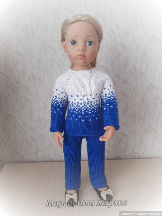 "Капельки", или интересный жаккард для Готц