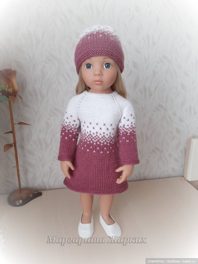 "Капельки", или интересный жаккард для Готц