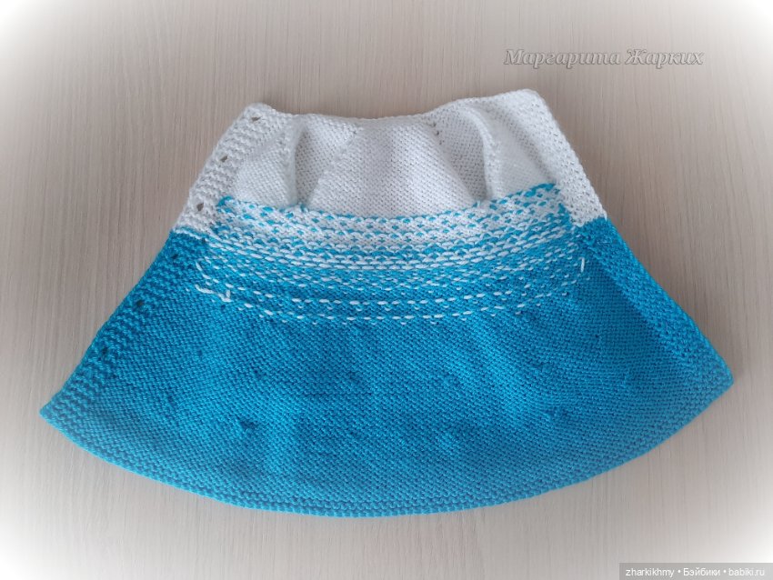 "Капельки", или интересный жаккард для Готц