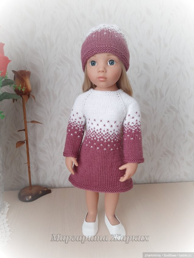 "Капельки", или интересный жаккард для Готц