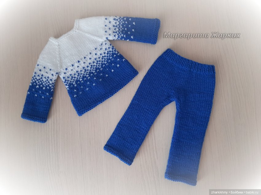 "Капельки", или интересный жаккард для Готц (фото 6)