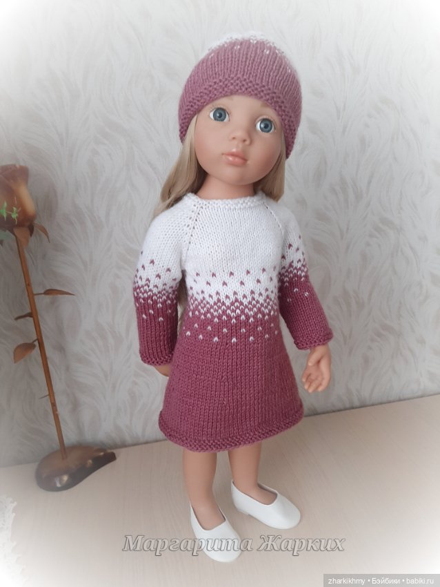 "Капельки", или интересный жаккард для Готц