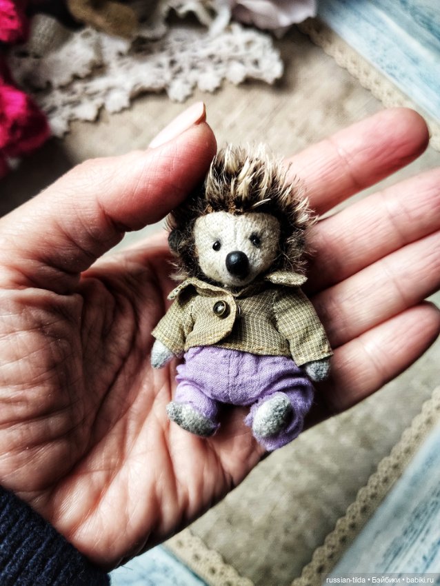 Малюсенький Ëжик — Авторские мишки Тедди и друзья: фото (фото 5)