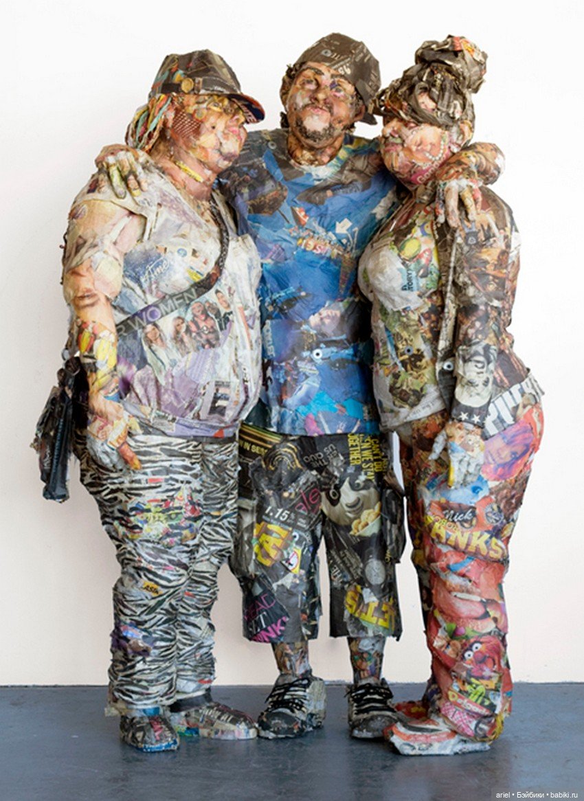 Необыкновенные скульптуры из газет Уилла Курца (Will Kurz) как символ скоротечной жизни