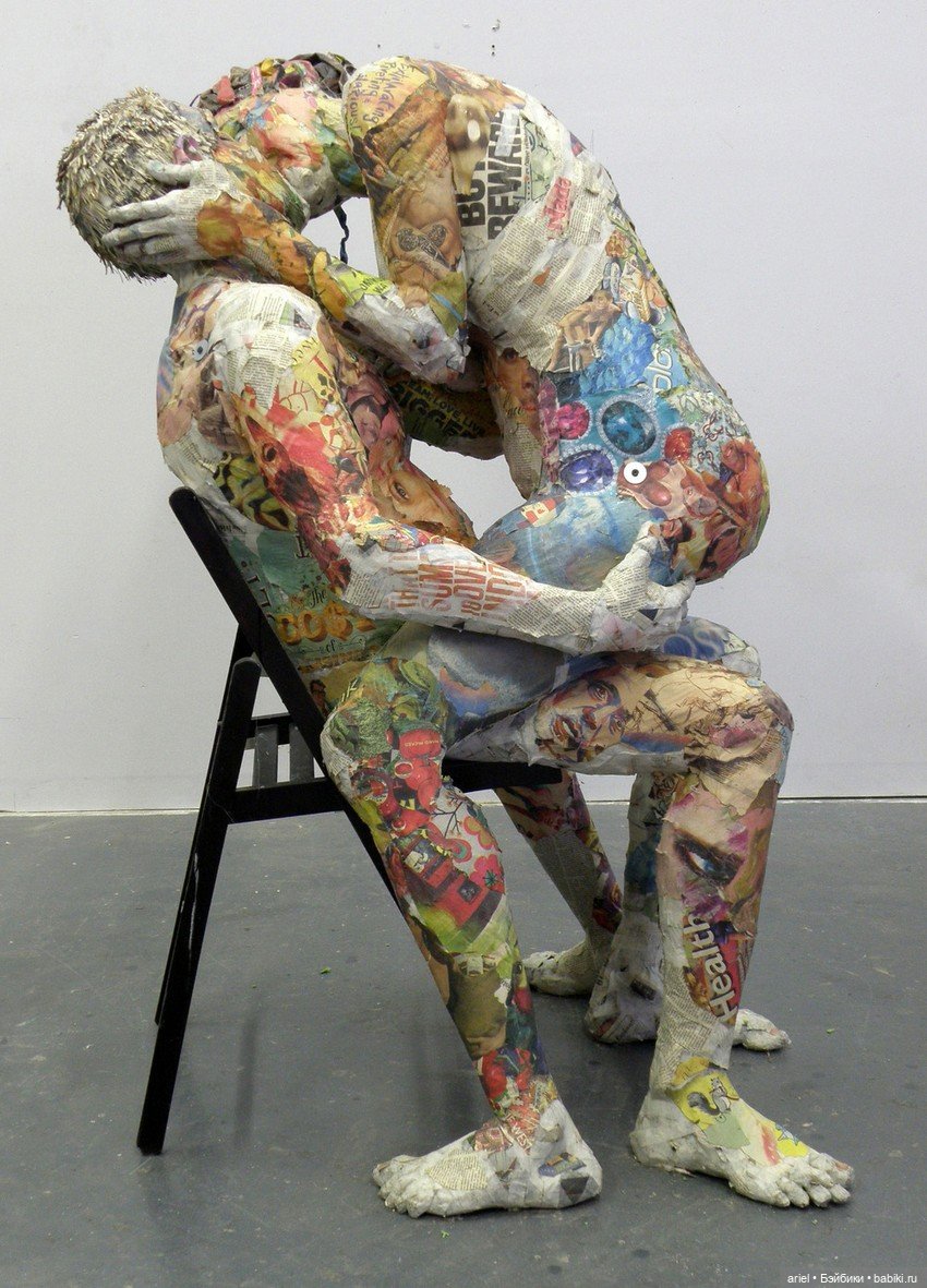 Необыкновенные скульптуры из газет Уилла Курца (Will Kurz) как символ скоротечной жизни