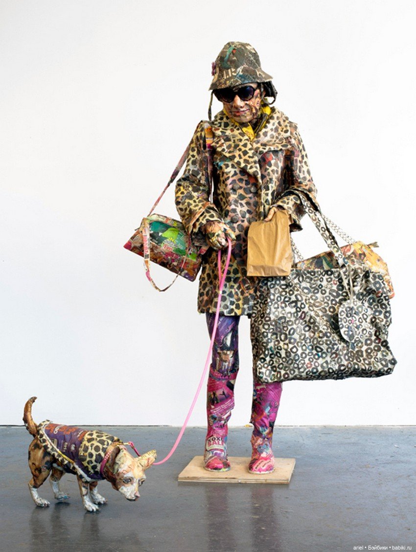 Необыкновенные скульптуры из газет Уилла Курца (Will Kurz) как символ скоротечной жизни