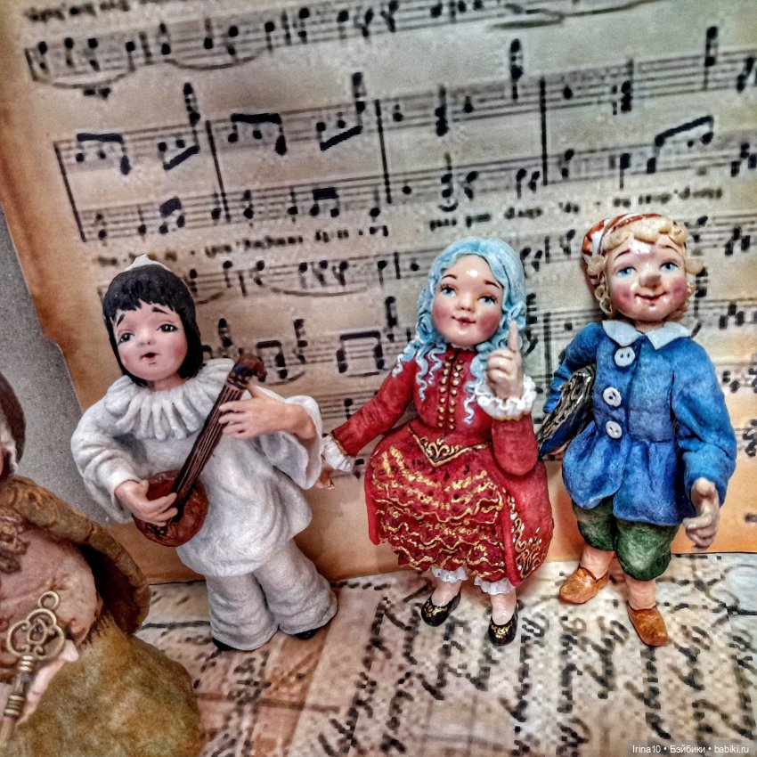 Золотой ключик - Набор ватных ёлочных игрушек