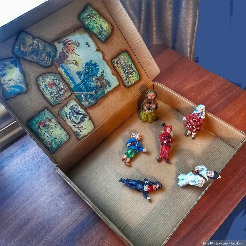 Золотой ключик - Набор ватных ёлочных игрушек