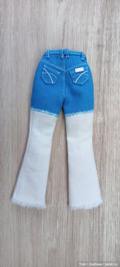 Джинсы для пышечки — Одежда и обувь для кукол своими руками: фото (фото 3)