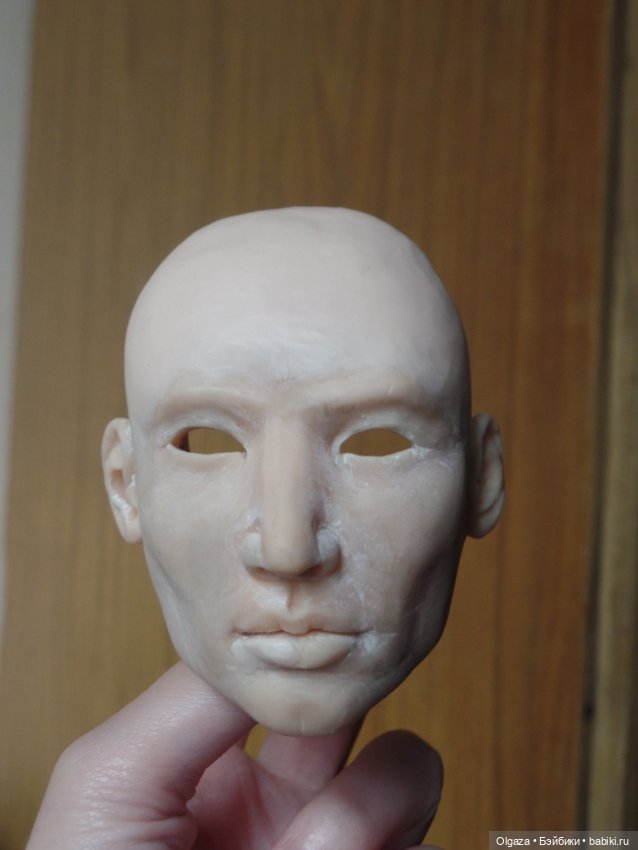 Продолжаю лепить свою куклу БЖД